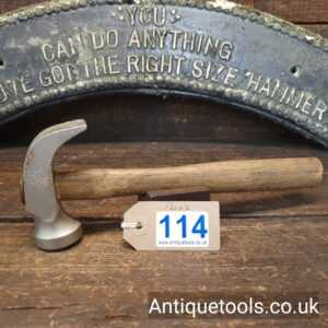 Lot: 114 Vintage C.R Spin Hitcher Stop hammer