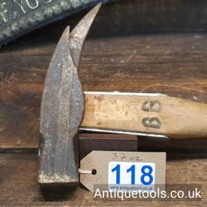 Lot: 118 Vintage DSJ Box Makers Claw & Spike Hammer