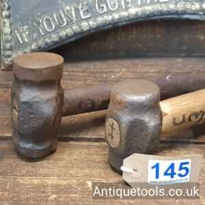 Lot: 145 3 No: Farriers Blacksmiths Shoe Turning Hammers