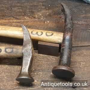 Lot: 148 2 No: Antique Shipwrights Hammers Coppering