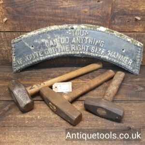 Lot: 150 Antique 3 Heavy Duty Quarryman’s Drilling Hammers