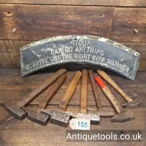 Lot: 155 Vintage Selection 7 Continental Cross Pein Hammers