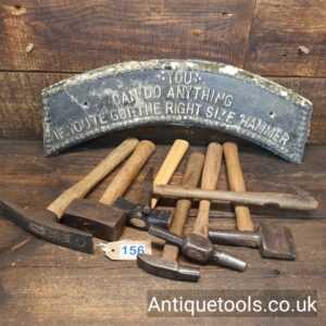 Lot: 156 Vintage Selection 7 Various Hammers
