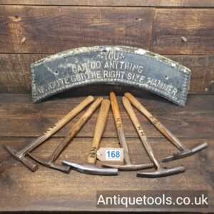 Lot: 168 Vintage Selection 6 Tack & Strapped Hammers