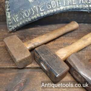 Lot: 183 Vintage Selection 4 Various Lump Hammers