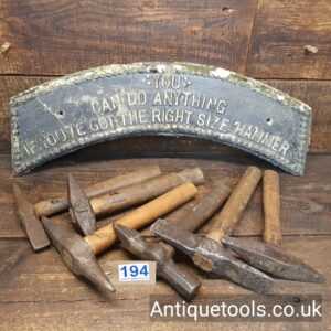 Lot: 194 Vintage Selection 6 Gristmill Hammers