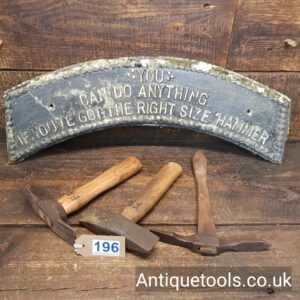 Lot: 196 Vintage Selection 3 Gristmill Hammers