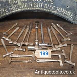 Lot: 199 Vintage Selection 17 Toffee Hammers