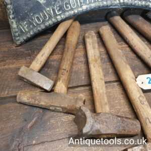 Lot: 201 Vintage Selection 7 Blacksmiths Hammers