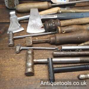 Lot: 206 Vintage Selection 17 Blacksmiths Lump Hammers