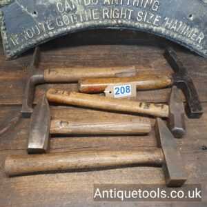 Lot: 208 Vintage Selection 5 Coopers Hammers