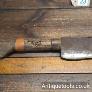 Lot 23: Unusual Antique Billhook Hammer Striking Button