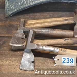 Lot: 239 Vintage Selection 5 Lathing Hammers