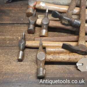 Lot: 247 Vintage Selection 11 Cross Pein Hammers