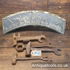 Lot: 262 Vintage Selection 4 Cobblers Leatherworking Hammers