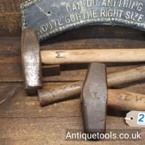Lot: 267 Vintage Selection 3 No: Quarryman’s Hammers