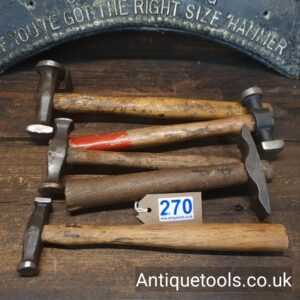 Lot: 270 Vintage Selection 5 Panel Beaters Hammers