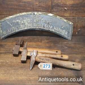 Lot: 273 Vintage Selection 3 Mountaineer’s Hammers
