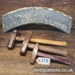 Lot: 276 Vintage Selection 3 Various Hammers