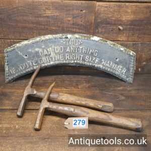 Lot: 279 Antique Pair of Slater’s Roofing Hammers