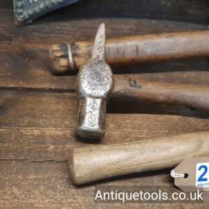 Lot: 289 Antique Selection 3 Cross Pein Hammers