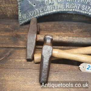 Lot: 293 Vintage Selection 3 Boiler Maker’s Hammers