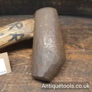 Lot 37: Rare Antique Round Section Angled File Maker’s Hammer
