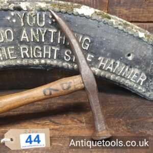 Lot 44: Antique Shipwrights Seaman’s Hand Forged Coppering Hammer
