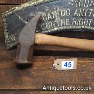 Lot 45: Unusual Antique Clawed Lump Hammer Possibly Shipwrights
