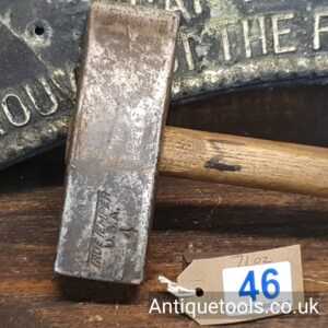 Lot 46: Vintage True Temper USA Straight Pein Lump Hammer 
