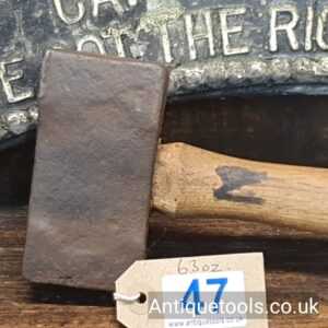 Lot 47: Antique Scaffolders Rectangular Faced Hammer