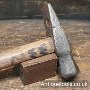 Lot 62: 2 No: Antique Thatcher’s Hammers Designed For Bending