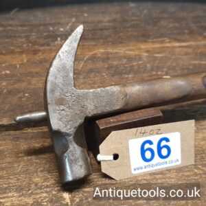 Lot 66: Scarce Antique Gardeners Strapped Claw Hammer