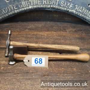 Lot 68: 2 Different Types Of Antique Jewellers Hammers