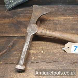 Lot 71: Unusual Antique Timber Marking Letter Stamp & Axe Tool