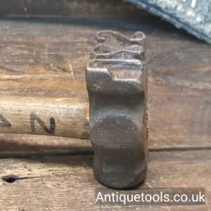 Lot 77: Antique S&J Stamping Hammer Marking Timber