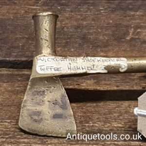 Lot 78: Scarce Victorian Brass Shopkeepers’ Toffee Hammer