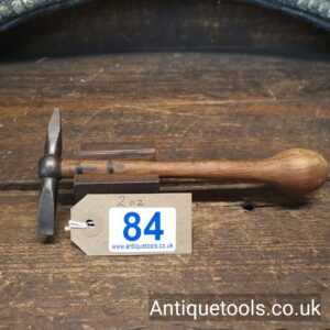 Lot 84: Vintage Clockmakers Hammer with Bulbous Handle