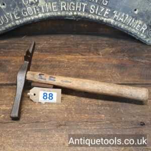 Lot 88: Antique Hand Forged Coach Trimmers Hammer