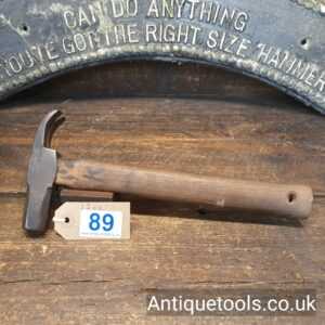 Lot 89: Unusual Antique Hand Forged Claw Hammer