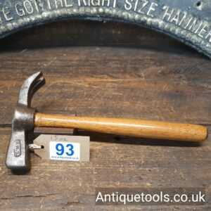 Lot 93: Antique M.F.C & Co Porto Claw Hammer