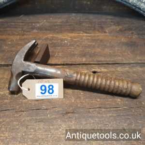 Lot 98: Antique Short Handled Claw Hammer